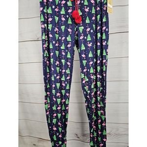Santa Treasures Womens Pjamas New Christmas Tree Sz M #B77